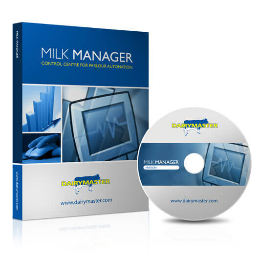 Centre de contrôle Milk Manager de Dairymaster pour le CD d'automatisation de la salle de traite